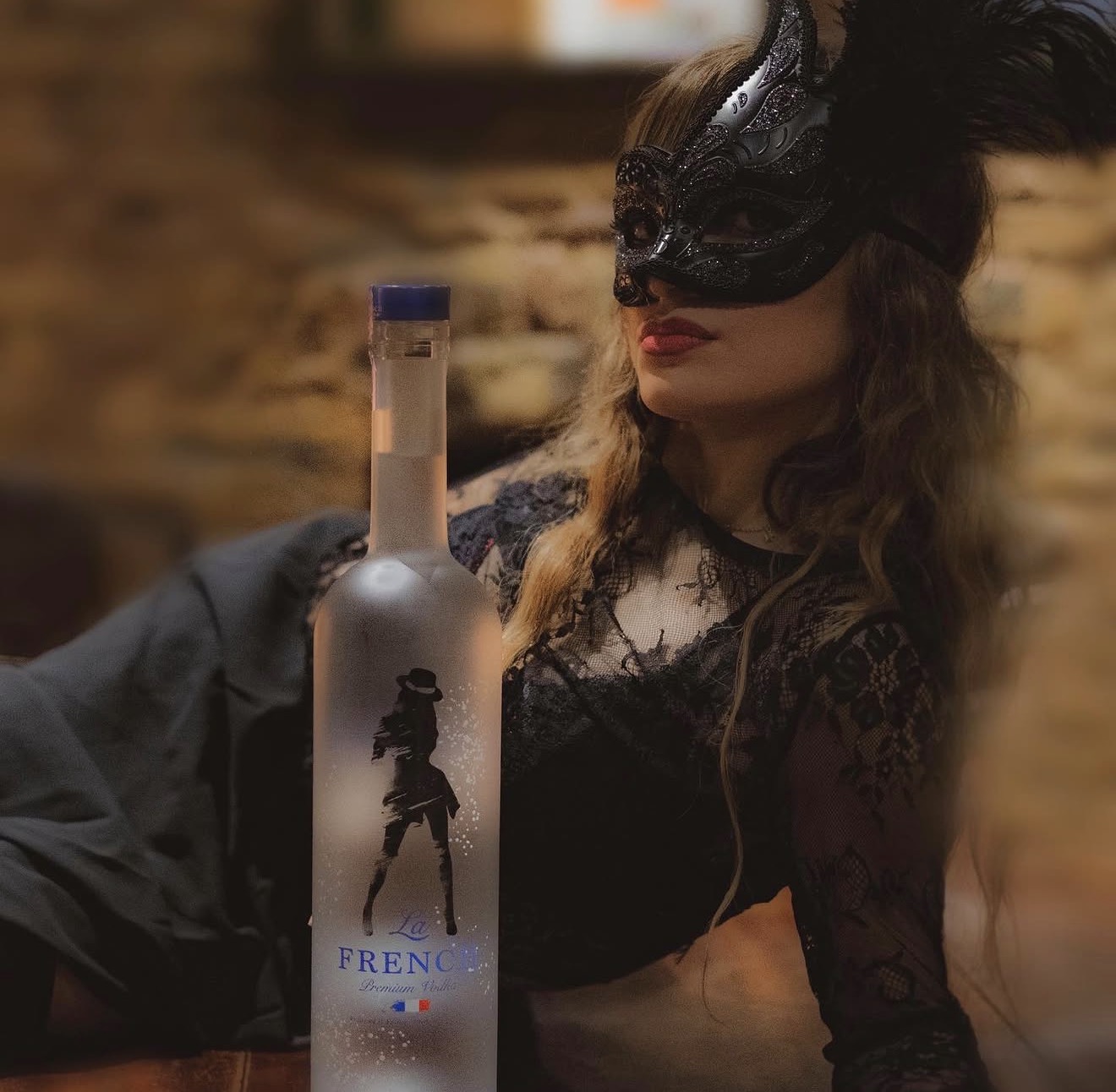 Masquerade themed La French Vodka photo